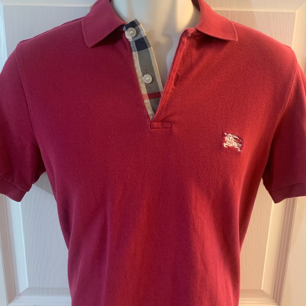Burberry Monogram Cotton Pique Polo Shirt - Sorbet (Medium) 100% authentic
